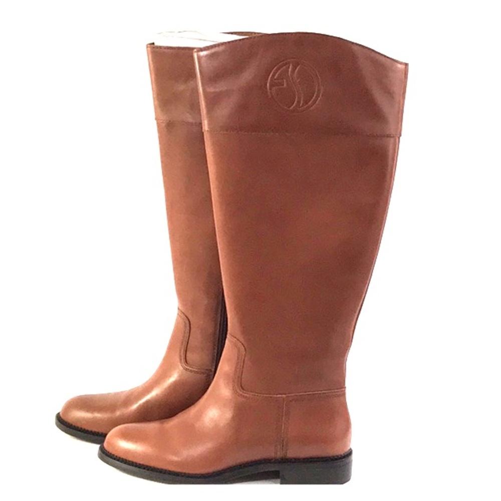 New Franco Sarto Wide-Calf Leather Tall Boots